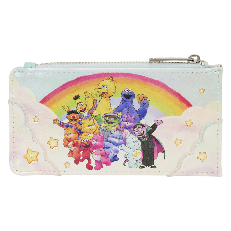 Chargez l'image dans la visionneuse de la galerie, Loungefly Care Bears X Sesame Street Large Card Holder Wallet
