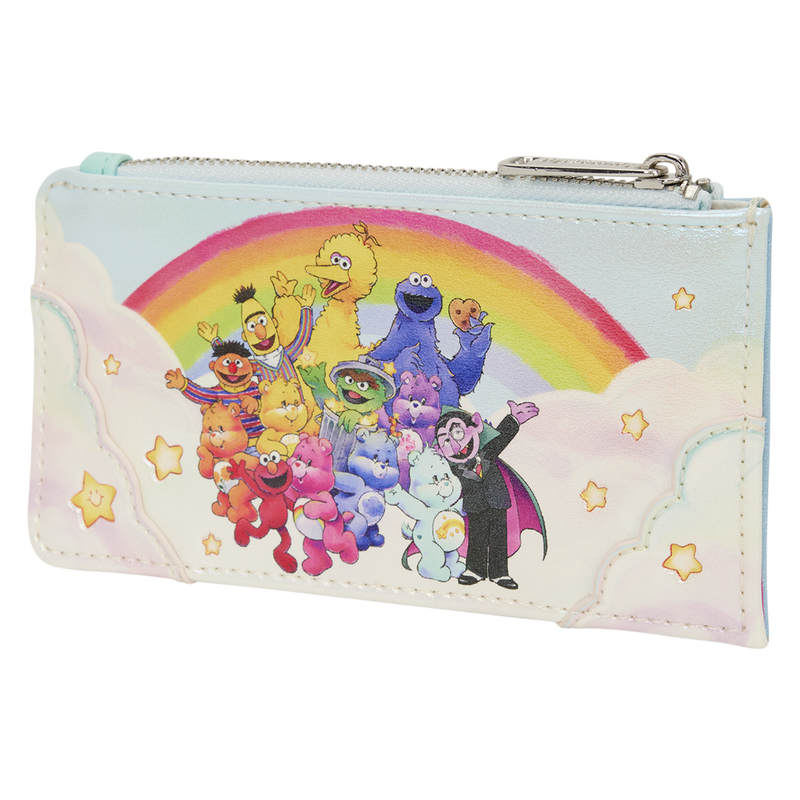 Chargez l'image dans la visionneuse de la galerie, Loungefly Care Bears X Sesame Street Large Card Holder Wallet
