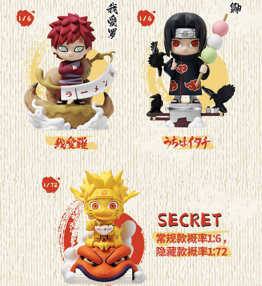 Naruto Shippuden - Ichiraku Ramen Themed Blind Box Series Vinyl Figure 1 Single Blind Box