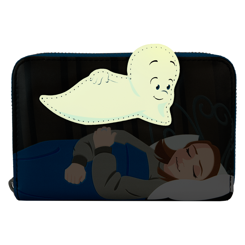 Load image into Gallery viewer, Casper the Friendly Ghost Glow Zip Around Wallet
