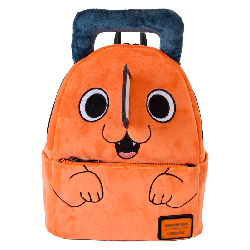 Load image into Gallery viewer, Loungefly Chainsaw Man - Pochita Plush Mini Backpack
