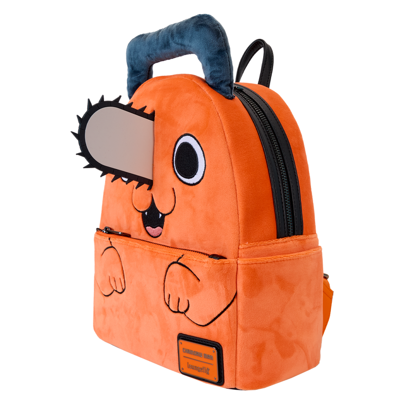 Load image into Gallery viewer, Loungefly Chainsaw Man - Pochita Plush Mini Backpack
