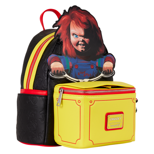 child's play chucky cosplay mini-backpack Chucky Universal Loungefly Pop Up Mini Backpack