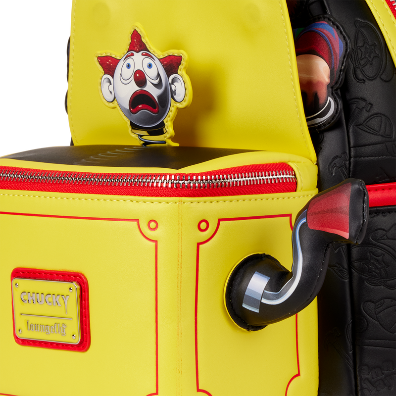 Chargez l&#39;image dans la visionneuse de la galerie, Loungefly Childs Play - Chucky Pop Up Clown Cosplay Mini Backpack
