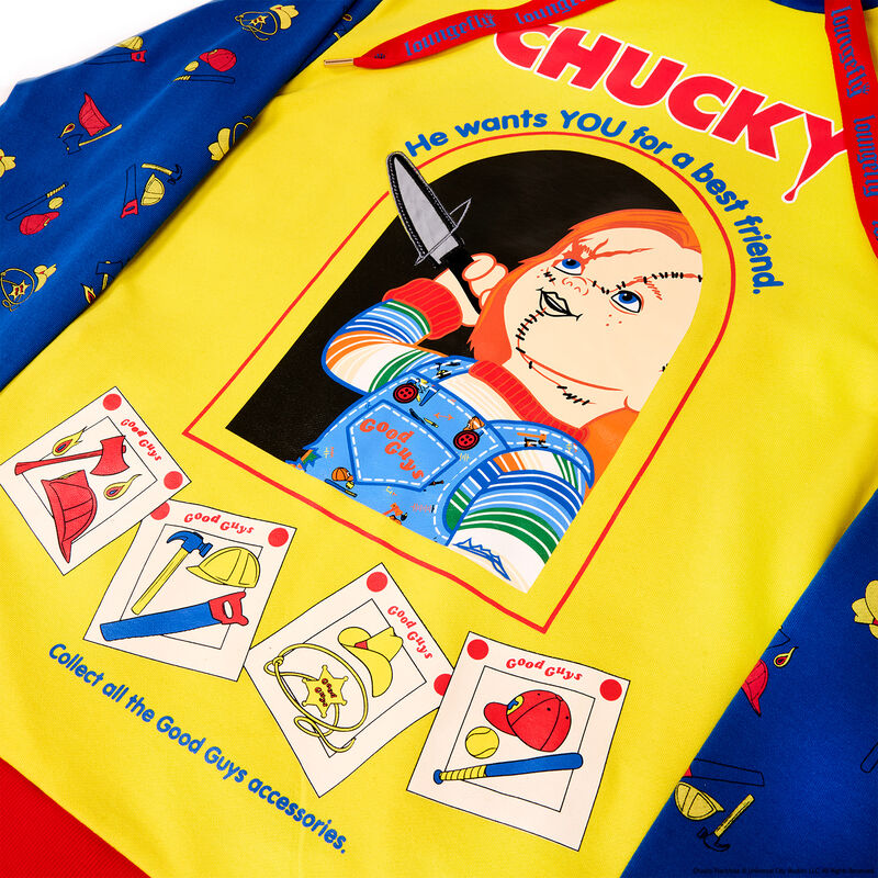 Cargue la imagen en el visor de la galería, Chucky - Chucky Good Guys Color Block Unisex Hoodie
