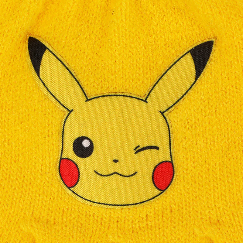 Cargue la imagen en el visor de la galería, Pokemon Pikachu - Youth Beanie &amp; Gloves Combo Set
