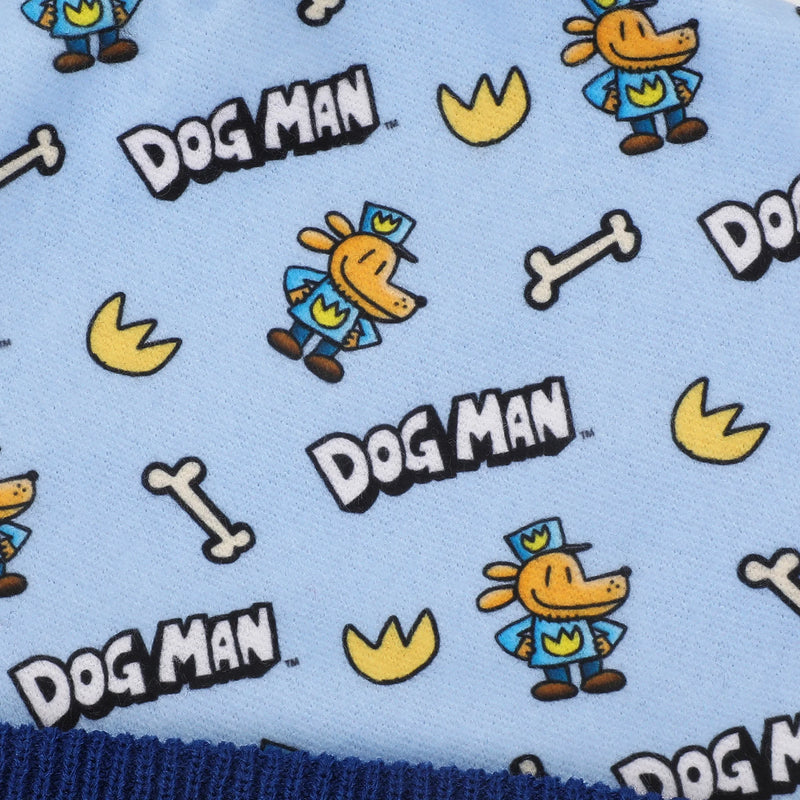 Cargue la imagen en el visor de la galería, Bioworld Dog Man All-Over Character Print - Youth 2-Piece Knit Beanie &amp; Gloves Set
