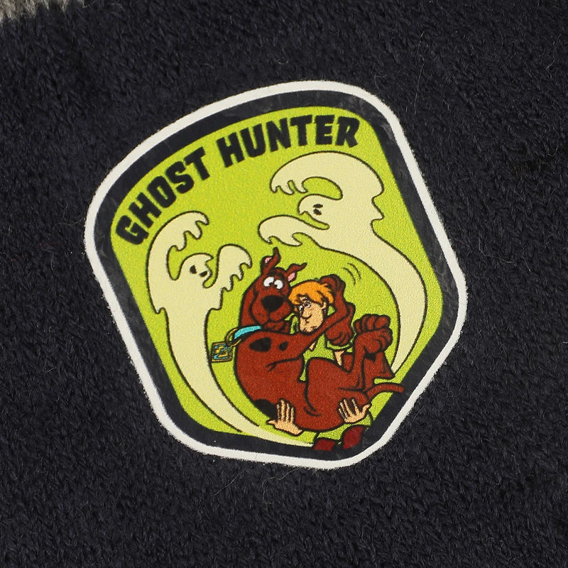 Cargue la imagen en el visor de la galería, Bioworld Scooby-Doo Super Sleuth Badges Youth 2-Piece Knit Beanie &amp; Gloves Set
