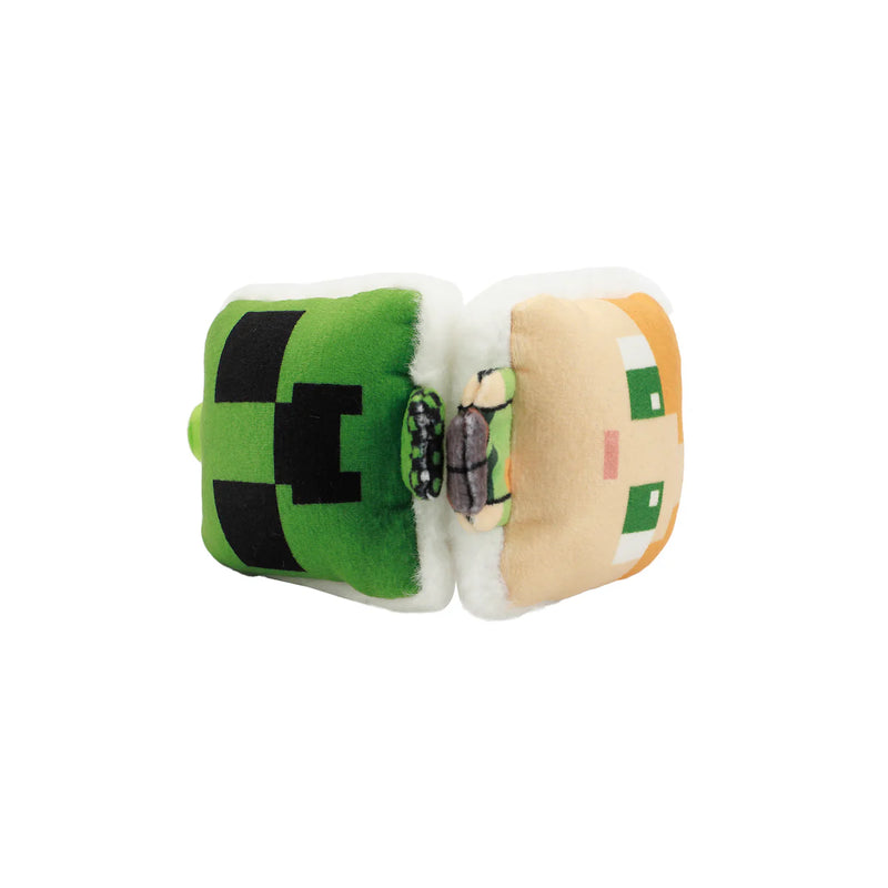 Cargue la imagen en el visor de la galería, Bioworld Minecraft Chibi Creeper &amp; Alex 2-Piece Ear Muffs &amp; Magic Gloves Set
