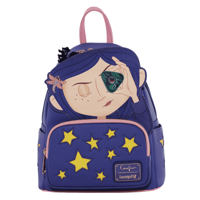 Loungefly Coraline - Laika Coraline Stars Cosplay Mini Backpack