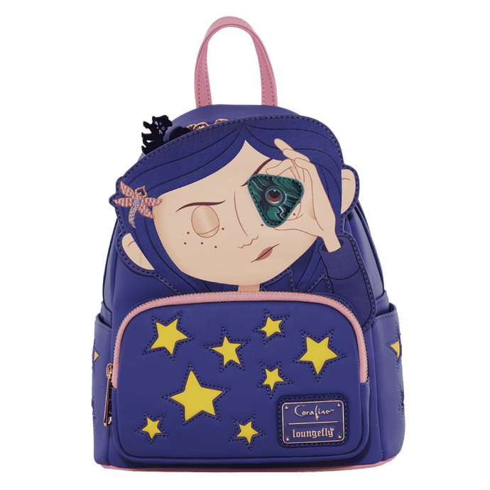 Loungefly Coraline - Laika Coraline Stars Cosplay Mini Backpack