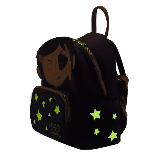 Loungefly Coraline - Laika Coraline Stars Cosplay Mini Backpack