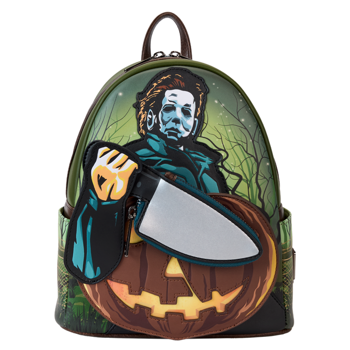 Loungefly Halloween - Michael Myers Pumpkin Glow Mini Backpack Coin Bag