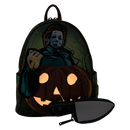 Halloween - Michael Myers Pumpkin Glow Mini Backpack Coin Bag