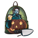 Halloween - Michael Myers Pumpkin Glow Mini Backpack Coin Bag