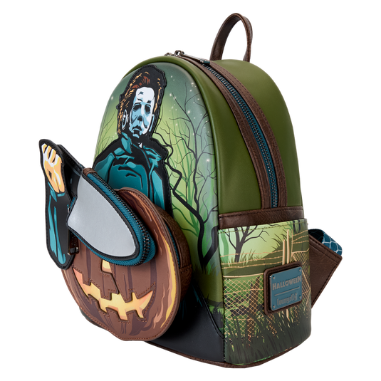 halloween ii michael myers pumpkin mini backpack Halloween Mini Backpack Loungefly