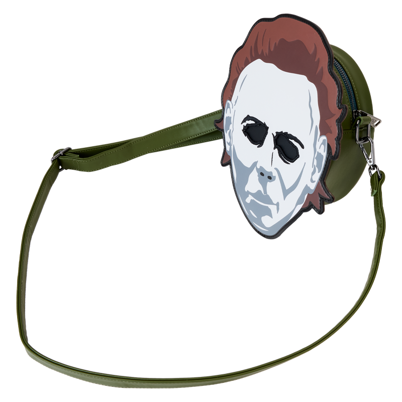 Chargez l&#39;image dans la visionneuse de la galerie, Loungefly Halloween Michael Myers Mask Glow Crossbody Bag
