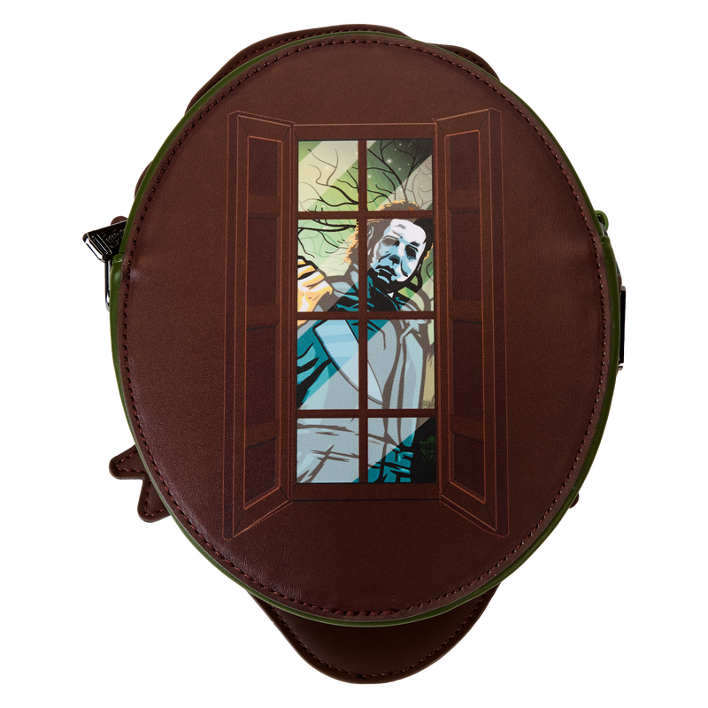 Chargez l&#39;image dans la visionneuse de la galerie, Loungefly Halloween Michael Myers Mask Glow Crossbody Bag
