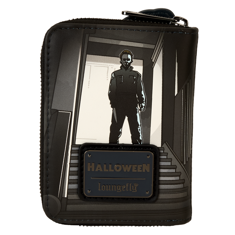 Loungefly Halloween - Michael Myers Jack-O'-Lantern Glow Zip Around Wallet