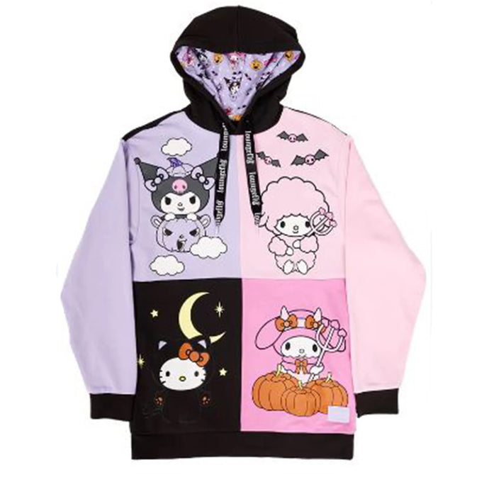 Loungefly Sanrio - Kuromi & My Melody Halloween Hooded Sweatshirt