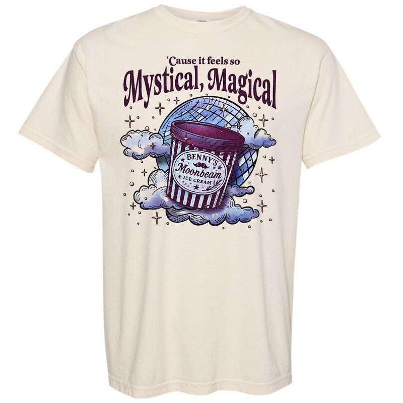Cargue la imagen en el visor de la galería, Cause It Feels So Mystical Magical Ivory Comfort Color T-shirt
