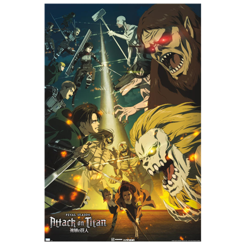 Chargez l&#39;image dans la visionneuse de la galerie, Trends International Attack on Titan - Season 4 - Key Visual 3 Wall Poster
