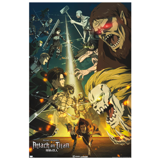 Trends International Attack on Titan - Season 4 - Key Visual 3 Wall Poster