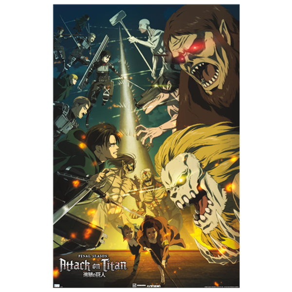 Attack on Titan - Season 4 - Key Visual 3 Wall Poster