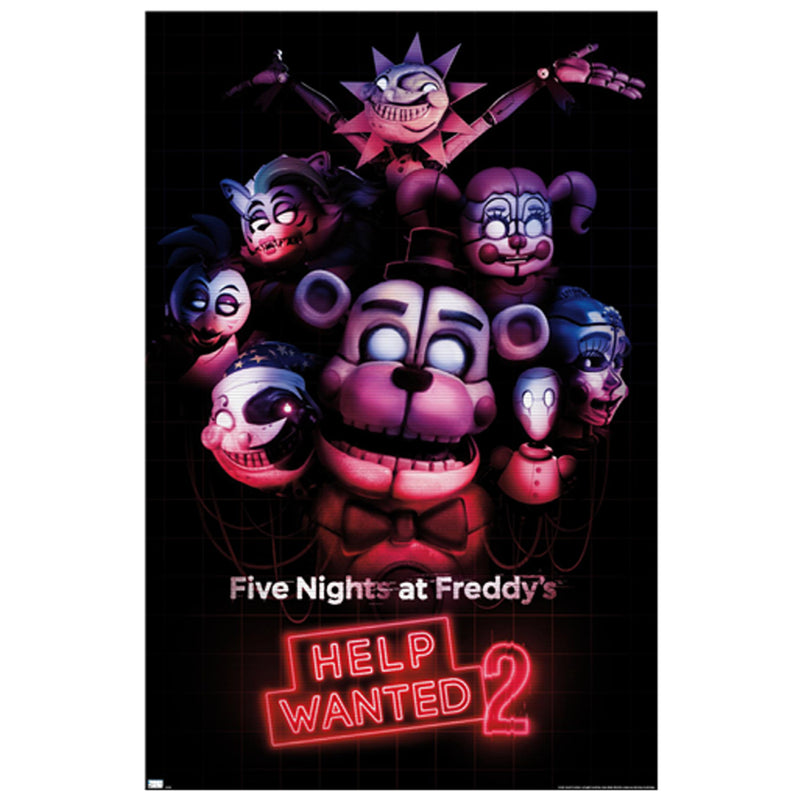 Cargue la imagen en el visor de la galería, Trends International Five Nights at Freddy&#39;s - Help Wanted 2 - Key Art Wall Poster
