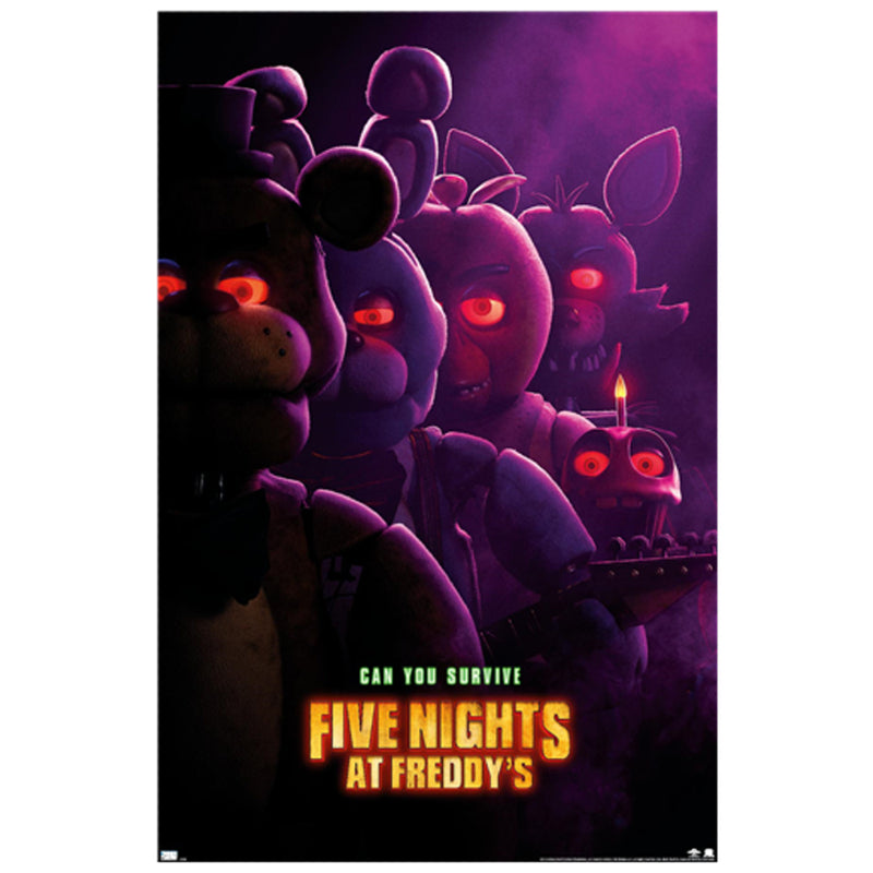 Cargue la imagen en el visor de la galería, Trends International Five Nights at Freddy&#39;s Movie - Teaser One Sheet Wall Poster
