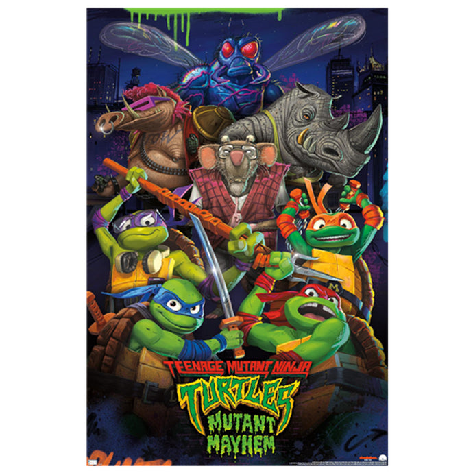 Trends International Teenage Mutant Ninja Turtles: Mutant Mayhem - Group Wall Poster