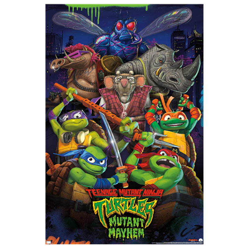 Chargez l&#39;image dans la visionneuse de la galerie, Trends International Teenage Mutant Ninja Turtles: Mutant Mayhem - Group Wall Poster
