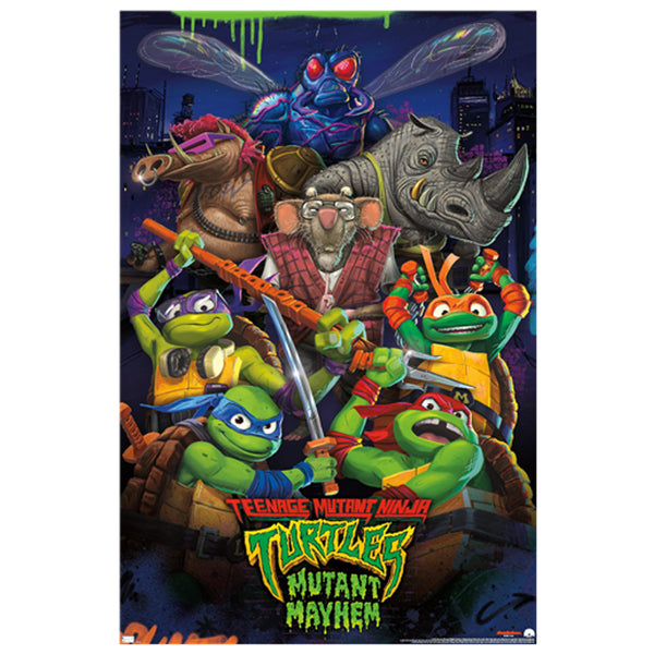 Teenage Mutant Ninja Turtles: Mutant Mayhem - Group Wall Poster