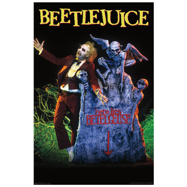 Beetlejuice - Gravestone Wall Poster