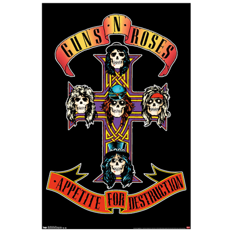 Cargue la imagen en el visor de la galería, Trends International Guns N&#39; Roses - Cross Wall Poster
