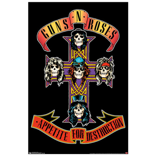 Trends International Guns N' Roses - Cross Wall Poster