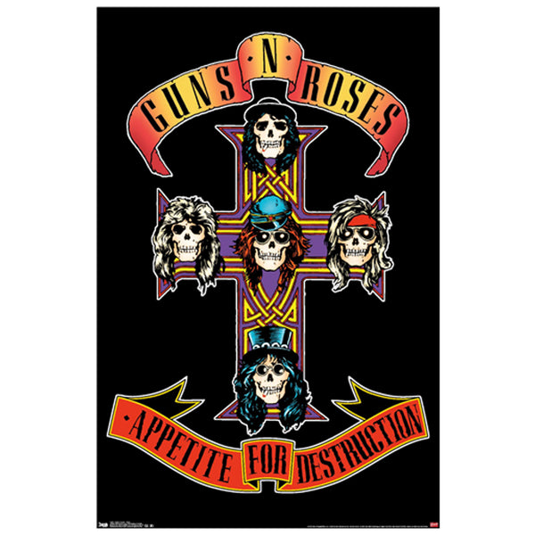 Guns N' Roses - Cross Wall Poster