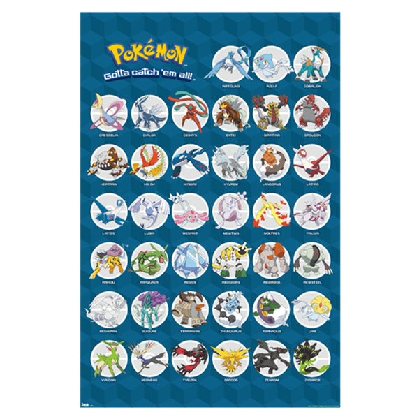 Pokemon - Legendary Wall Poster