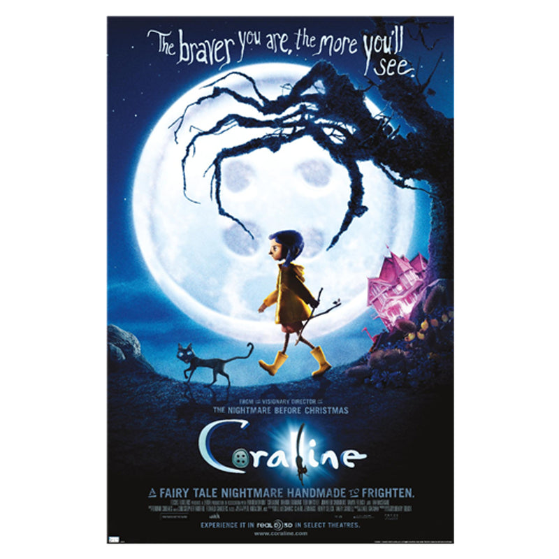 Cargue la imagen en el visor de la galería, Trends International Coraline - Braver One Sheet Wall Poster
