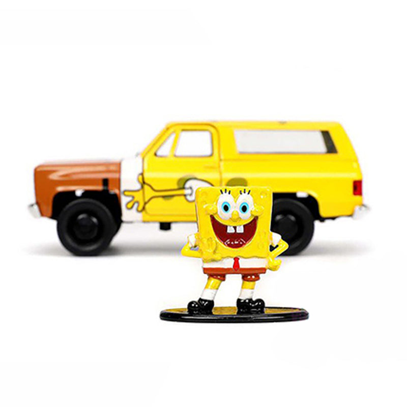 Load image into Gallery viewer, SpongeBob: 1980 Chevy® K5 Blazer With SpongeBob SquarePants Diecast Model Car
