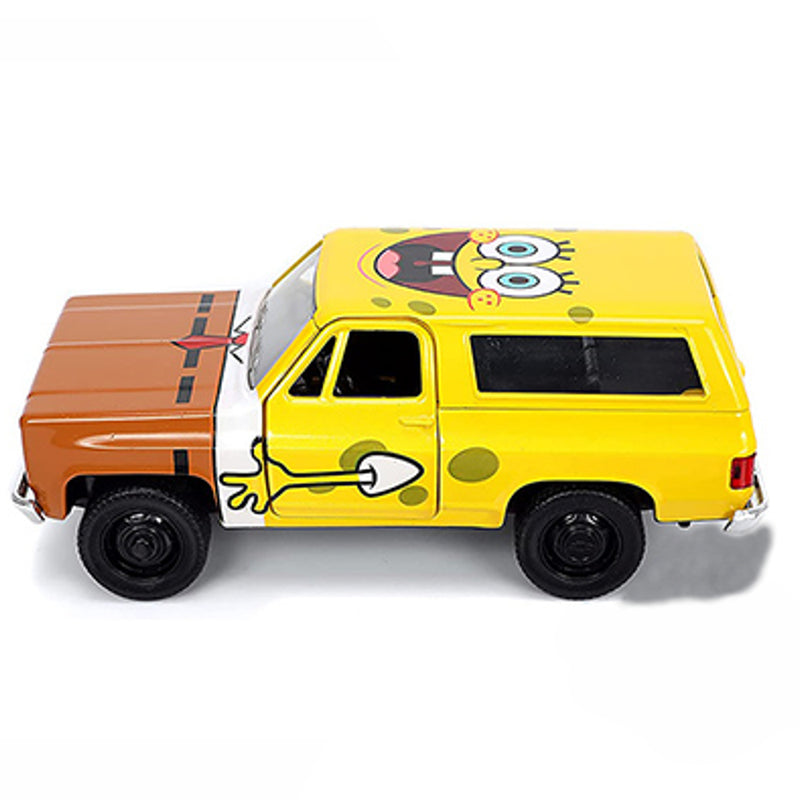 SpongeBob: 1980 Chevy® K5 Blazer With SpongeBob SquarePants Diecast Model Car