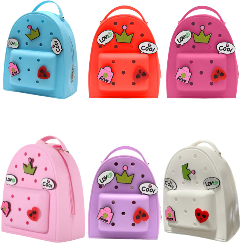 Cargue la imagen en el visor de la galería, Kids Cartoon - Silicone Mini Backpack

