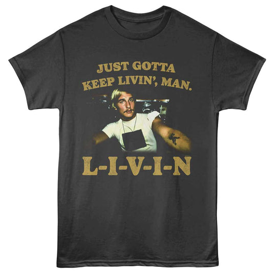 Dazed and Confused - LIVIN Smoke Black T-Shirt