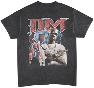 DMX- Camiseta con foto de lavado mineral