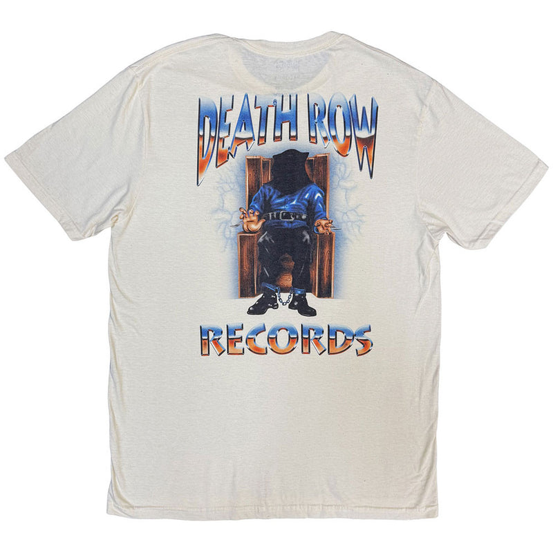 Cargue la imagen en el visor de la galería, Death Row Records - Execution Full Colour F&amp;B Natural Unisex T-Shirt
