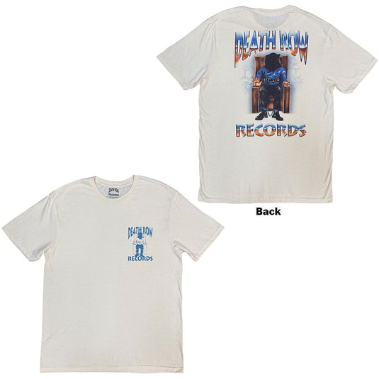Death Row Records - Execution Full Colour F&B Natural Unisex T-Shirt