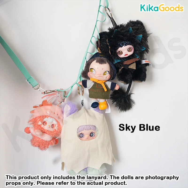 Cargue la imagen en el visor de la galería, Kika Goods DIY Plush Toy with Punched 8 Holes Accessory Lanyard
