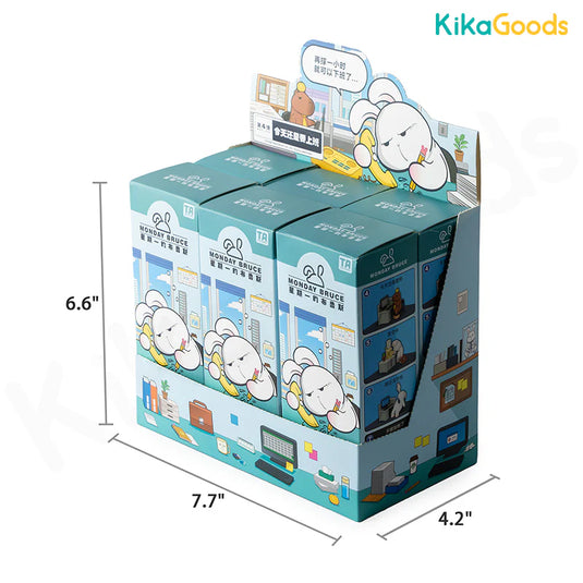 Kika Goods Monday Bruce - Another Working Day Season 4 1/6 Action Figure 1Pc Blind Box