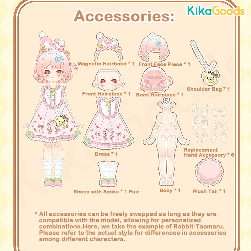Cargue la imagen en el visor de la galería, Kika Goods Minty - Fantasy Forest Series 1pc Action Figure Blind Box
