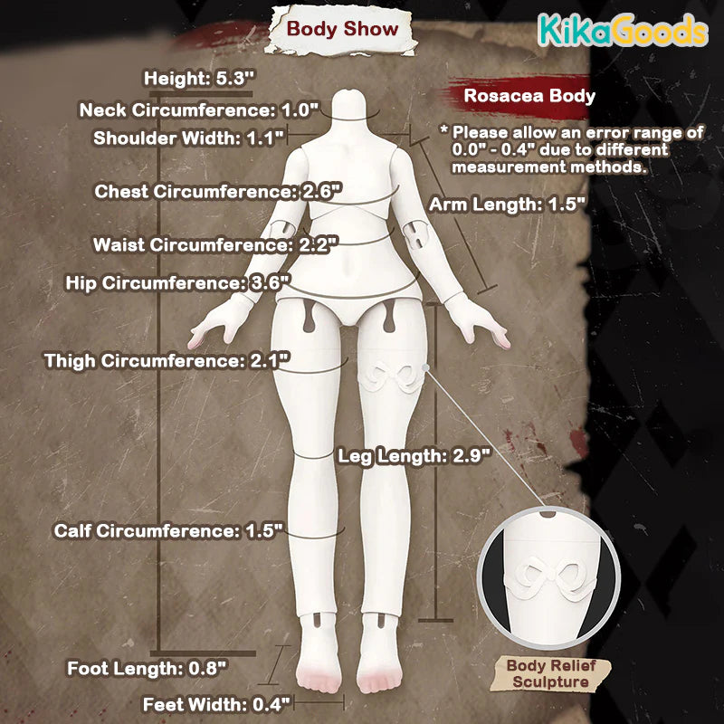 Cargue la imagen en el visor de la galería, Kika Goods Nyssa Bizarre - Nightmare Series 1/12 Action Figure 1Pc Blind Box
